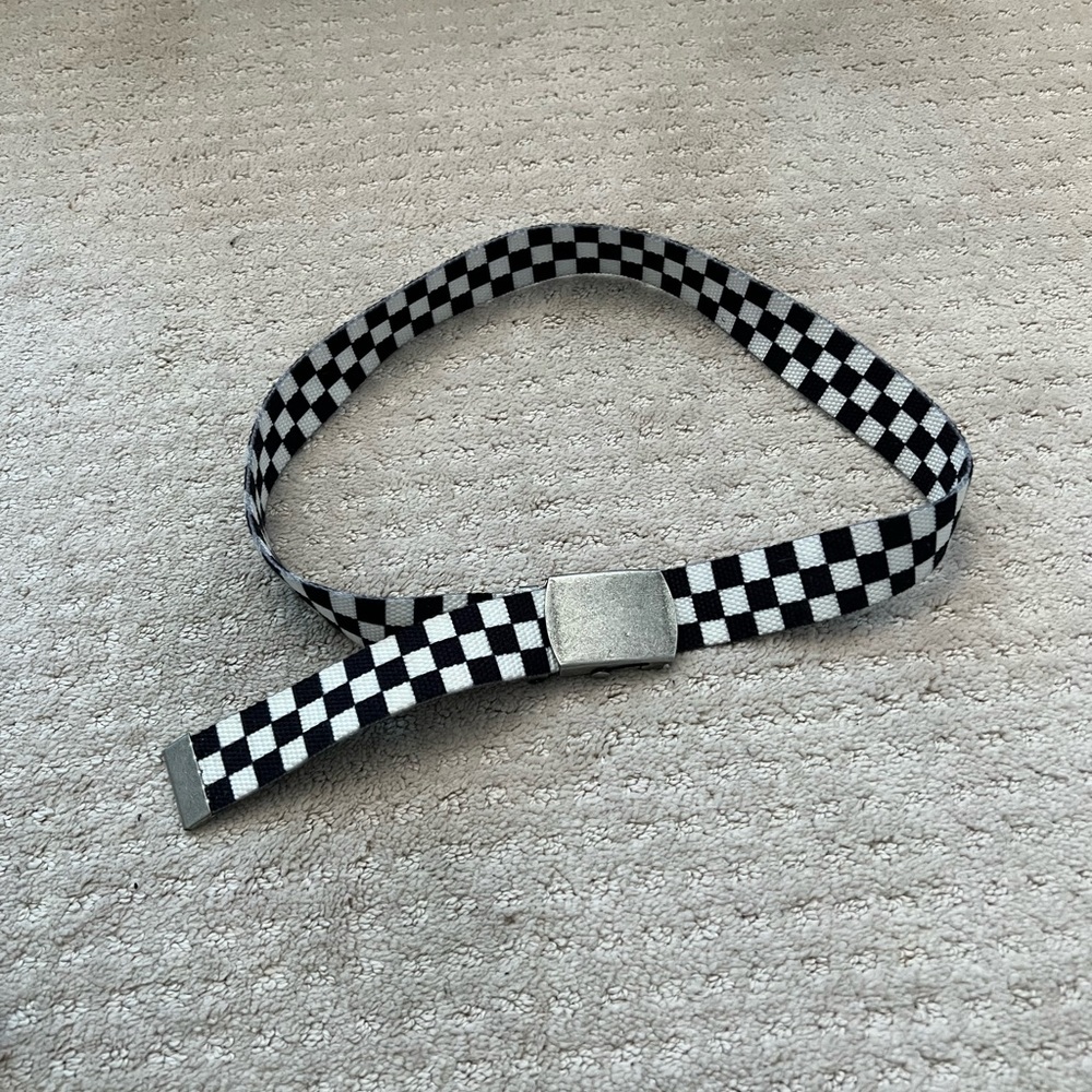 Brandy Melville checkered belt